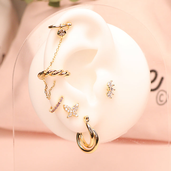 Earcuff Corde - Bijoux Majolie - Idées cadeaux à prix tout doux!