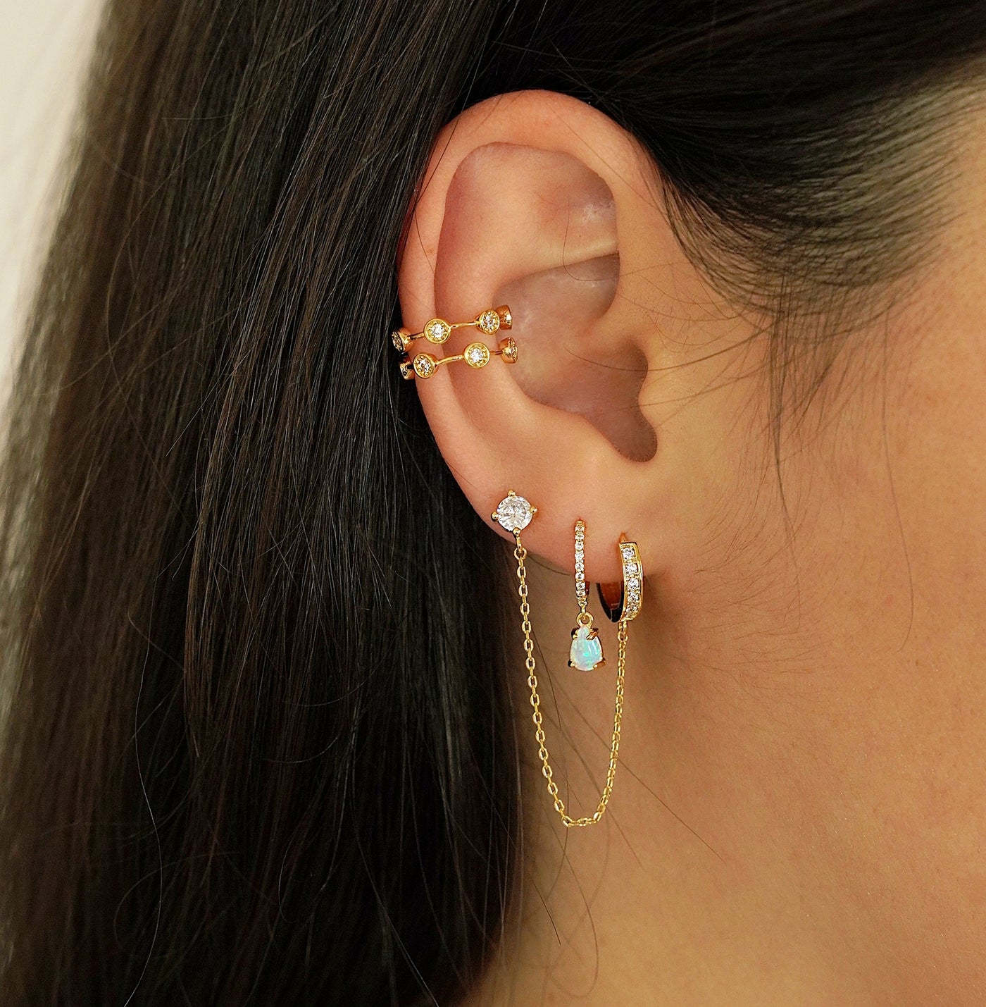 Earcuff Amelia - Bijoux Majolie - Idées cadeaux à prix tout doux!