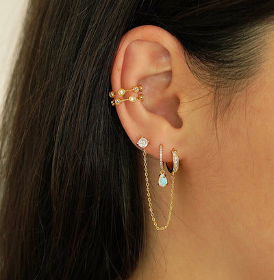 Earcuff Amelia - Bijoux Majolie - Idées cadeaux à prix tout doux!